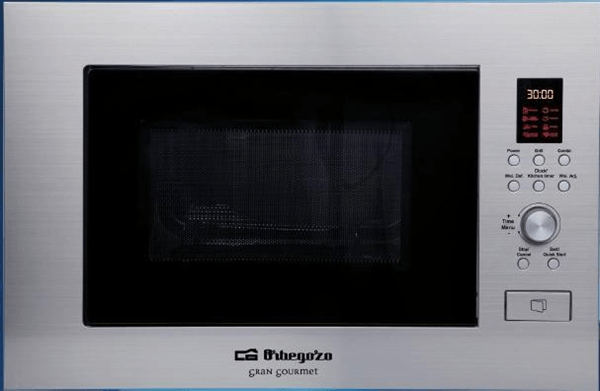 HORNO MICROONDAS INTEGRABLE ORBEGOZO MIG 2330 INOX 23 LITROS CON GRILL INOX