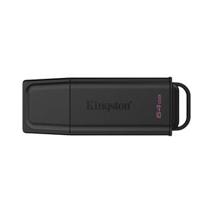 KINGSTON-64GB-PORTABLE-USB-3.2-GEN-1-DATATRAVELER-EXODIA-BLACK