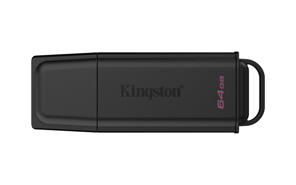 KINGSTON 64GB PORTABLE USB 3.2 GEN 1 DATATRAVELER EXODIA BLACK