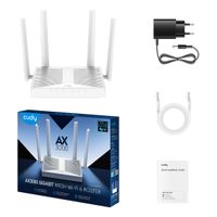 Miniatura 4 de Cudy Router WiFi 6 Mesh Gigabit Dual Band AX3000 - Velocidad hasta 1000Mbps - 5 Puertos - 4 Antenas Fijas de 5dBi - Tecnologia M