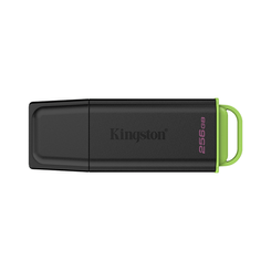 KINGSTON 256GB PORTABLE USB 3.2 GEN 1 DATATRAVELER EXODIA BLACK/GREEN