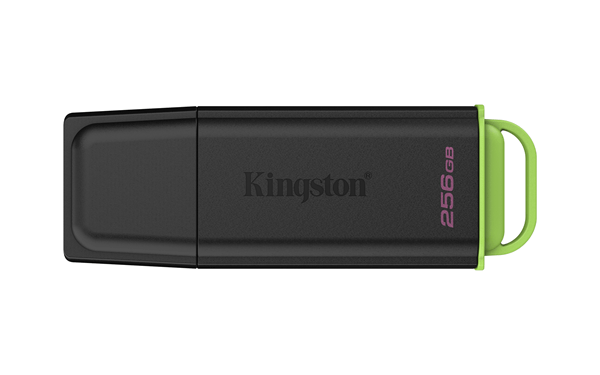 KINGSTON 256GB PORTABLE USB 3.2 GEN 1 DATATRAVELER EXODIA BLACK/GREEN