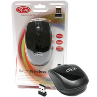 Miniatura 1 de RATON 3FREE OPTICO INALAMBRICO MCW401 2.4GHZ NEGRO