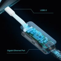 Miniatura 6 de USB TYPE-C TO RJ45 GIGABIT ETHERNET NETWORK ADAPTER IN