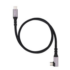 Nanocable Cable USB-C 3.2 GEN2 Acodado 100W 0.5 M