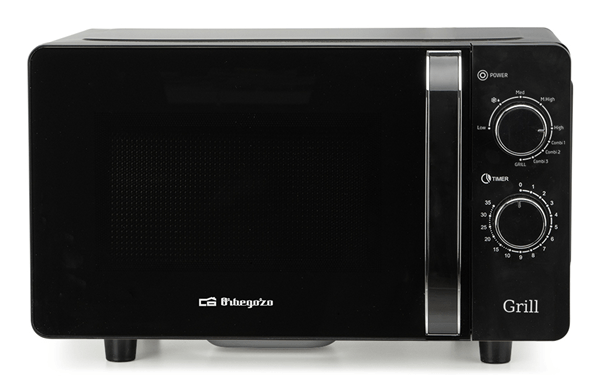 HORNO MICROONDAS CON GRILL ORBEGOZO MIG2071CE 20 LITROS NEGRO
