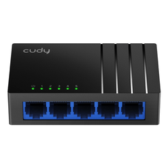 SWITCH 5 PUERTOS 10/100/1000 CUDY GS105D NEGRO