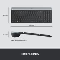 Miniatura 15 de Logitech MK470 Tecl+Ratón Wireless Advanced