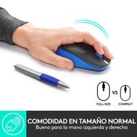 Miniatura 10 de RATON LOGITECH INALÁMBRICO M190 AZUL