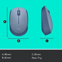Miniatura 12 de RATON INALAMBRICO LOGITECH M171 GRIS