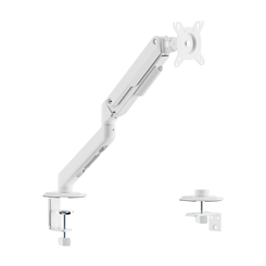 AISENS Soporte de Mesa Eco Contrapeso Giratorio e Inclinable para Monitor TV 9KG  3 Pivotes  1 Brazo  de 17  32   Negro