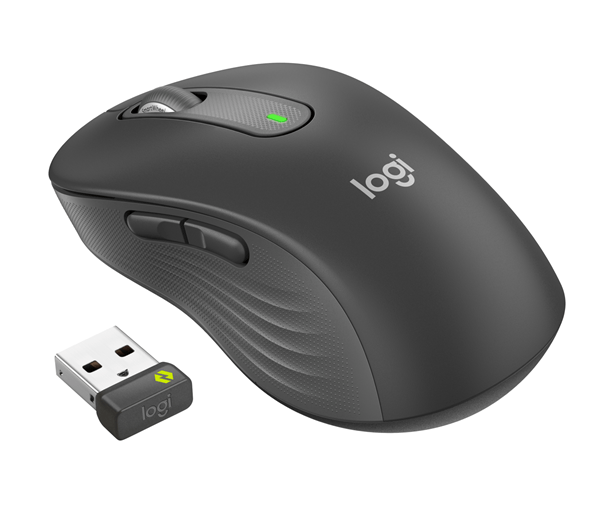 SIGNATURE M650 L WRLS MOUSE GRAPHITE EMEA - RIGHT-HANDED - L