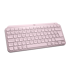 TECLADO LOGITECH BLUETOOTH MX KEYS MINI ILUMINADO COMPACTO RECARGABLE USB-C COLOR ROSA 920-010813