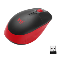 Miniatura 1 de RATON LOGITECH INALAMBRICO M190 ROJO