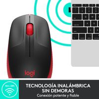Miniatura 10 de RATON LOGITECH INALAMBRICO M190 ROJO
