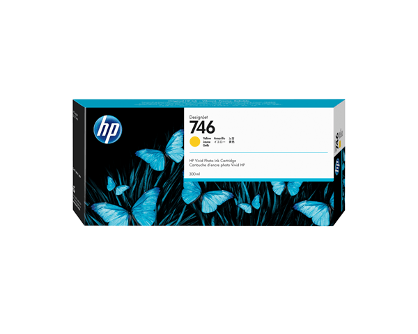 HP n?746 300-ml Yellow Ink Cartridge