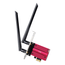 Cudy-Adaptador-de-Red-PCIe-Tribanda-WiFi-7-BE9300---Bluetooth-5.4---Disipador-Termico---Color-Negro-Rojo