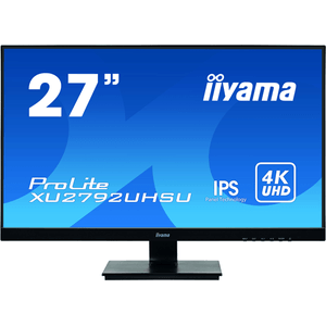 IIYAMA-MONITOR--XU2792UHSU-B1-27--ETE-IPS-PANEL-3840X2160-UHD-4MS-300CD-M2-DVI-HDMI-DISPLAYPORT-SPEAKERS--USB-HUB-2X3.0--BLACK