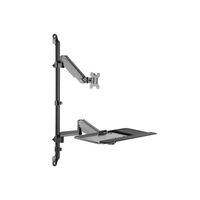 Miniatura 3 de SOPORTE DE PARED EQUIP 650170 PARA PANTALLA 17"-32" CPU Y TECLADO Max. 8Kg VESA 100x100