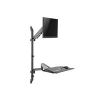 Miniatura 9 de SOPORTE DE PARED EQUIP 650170 PARA PANTALLA 17"-32" CPU Y TECLADO Max. 8Kg VESA 100x100
