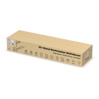 Miniatura 13 de SOPORTE DE PARED EQUIP 650170 PARA PANTALLA 17"-32" CPU Y TECLADO Max. 8Kg VESA 100x100