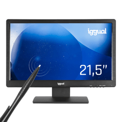 IGGUAL  Monitor táctil resistivo 21,5" 16:9 FHD 21.5" TFT-LCD Full HD Táctil