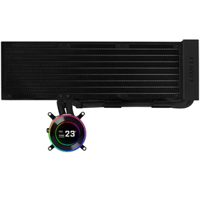 Lian-Li-GA-II-Hydroshift-II-LCD-C-360N-Carcasa-del-ordenador-Sistema-de-refrigeraci--n-l--quida-todo-en-uno-Negro