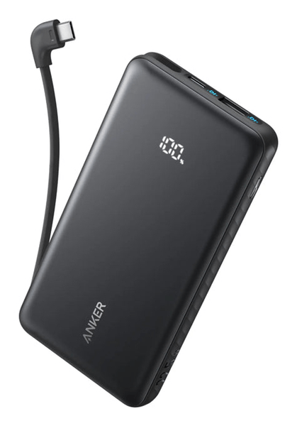 POWERBANK ANKER 10000 MAH 30W CON CON CABLE USB-C INTEGRADO