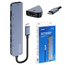 Savio-AK-82-hub-de-interfaz-USB-Tipo-C-5000-Mbit-s-Negro