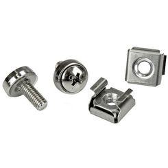 Paquete 20 Tornillos M5 12mm Tuercas Jaula de Rack