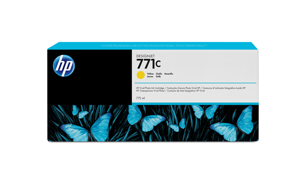 HP 771C YL DsgJet Ink Cart