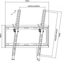Miniatura 5 de SOPORTE TV PARED 32"-55" EQUIP 650311