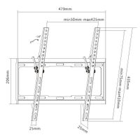 Miniatura 7 de SOPORTE TV PARED 32"-55" EQUIP 650311