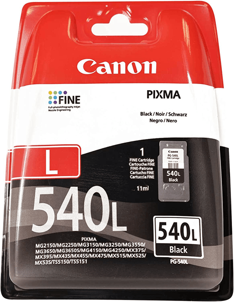 CARTUCHO CANON NEGRO PG-540L