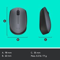Miniatura 14 de RATON INALAMBRICO LOGITECH M170 GRIS