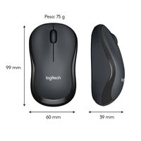 Miniatura 14 de RATON LOGITECH INALAMBRICO M220 SILENT NEGRO
