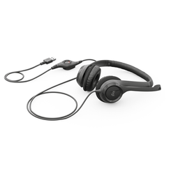 AURICULARES + MICRO LOGITECH USB H390 NEGRO