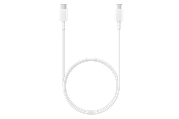 SAMSUNG cable USB C Macho/Macho, Blanco