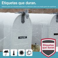 Miniatura 10 de DYMO Cinta LM D1 DURABLE 12mmx3m Blanco/Negro
