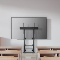 Miniatura 6 de AISENS - SOPORTE SUELO CON MANIVELA Y FIJACION A PARED, TV 120KG DE 60-100, NEGRO