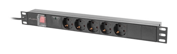 REGLETA LANBERG 1U 16A RACK 19