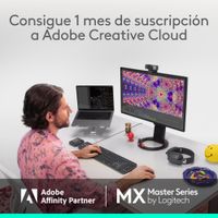 Miniatura 27 de Logitech 910-007562 MX Master 4 Ratón Láser Inalámbrico Diestro Grafito 8000 DPI