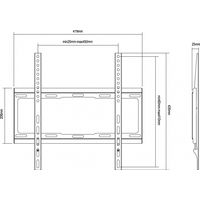 Miniatura 3 de SOPORTE TV PARED 32"-55" EQUIP 650310