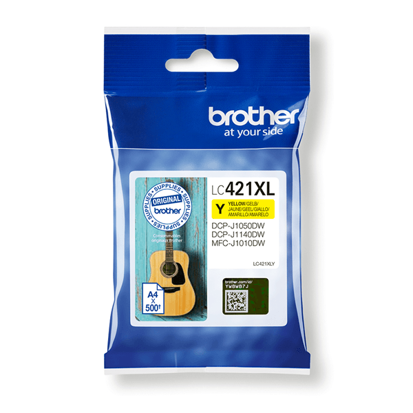 CARTUCHO BROTHER AMARILLO LC421XLY