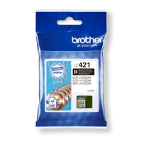 Miniatura 1 de CARTUCHO BROTHER LC-421BK NEGRO