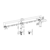 Miniatura 8 de SOPORTE DE MESA EQUIP 650158 PARA 3 PANTALLAS DE 17"-32" Max. 7Kg POR PANTALLA Max.VESA 100x100