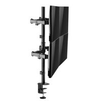 Miniatura 3 de SOPORTE PANTALLA PARA MESA 17"-32" DOBLE BRAZO ARTICULADO SOPORTA 4 MONITORES VESA STANDARD HASTA 9KG