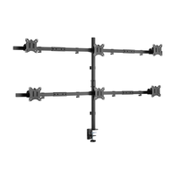 Miniatura 1 de SOPORTE DE MESA EQUIP 650160 PARA 6 PANTALLAS DE 17"-32" Max. 7Kg POR PANTALLA Max.VESA 100x100
