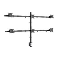 Miniatura 2 de SOPORTE DE MESA EQUIP 650160 PARA 6 PANTALLAS DE 17"-32" Max. 7Kg POR PANTALLA Max.VESA 100x100