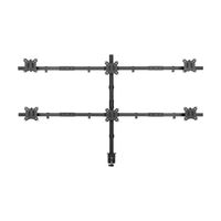 Miniatura 4 de SOPORTE DE MESA EQUIP 650160 PARA 6 PANTALLAS DE 17"-32" Max. 7Kg POR PANTALLA Max.VESA 100x100